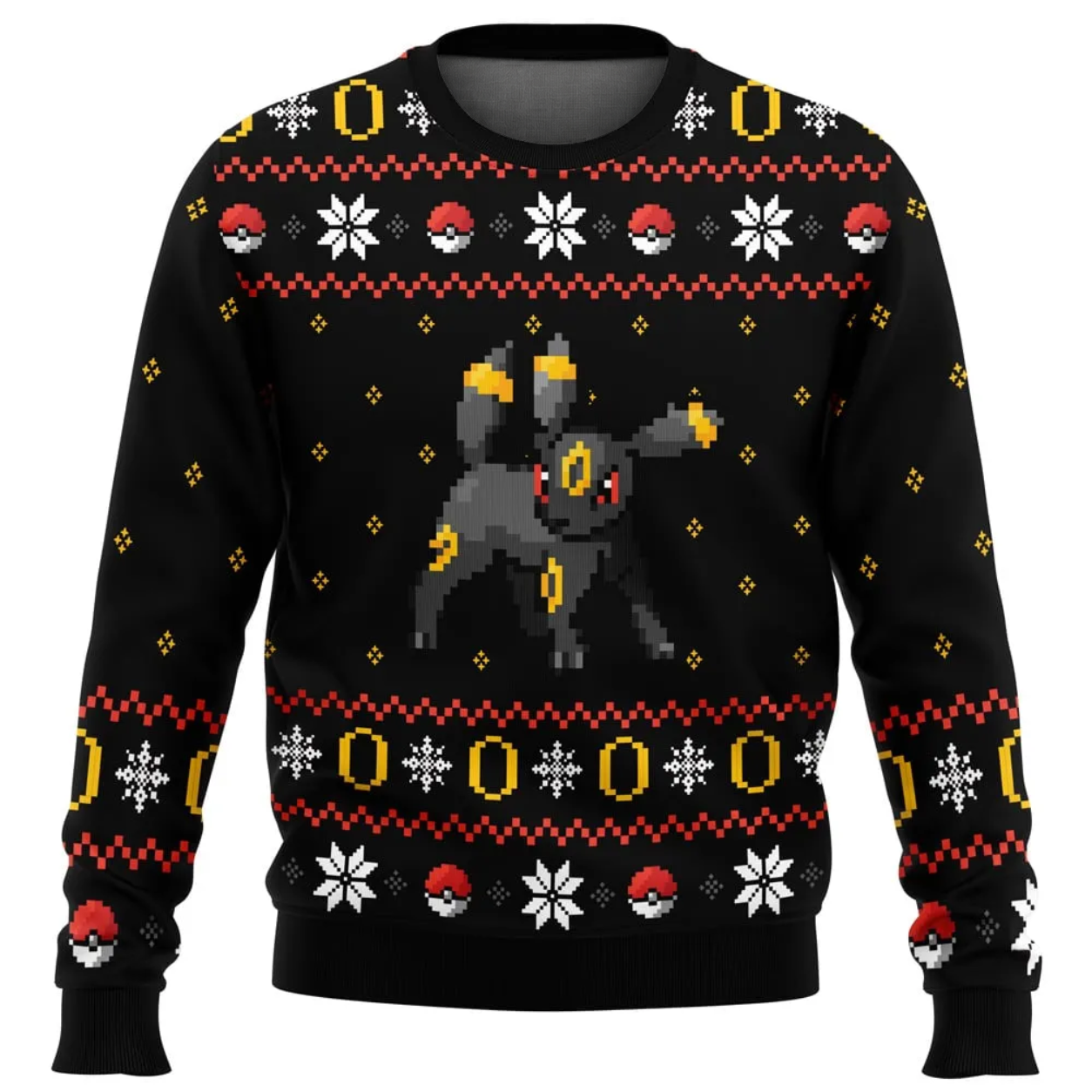 Pokemon Ring of Umbreon Ugly Christmas Sweater