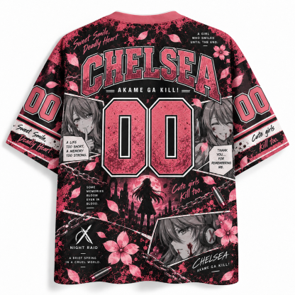 Akame Ga Kill Anime Football Jersey