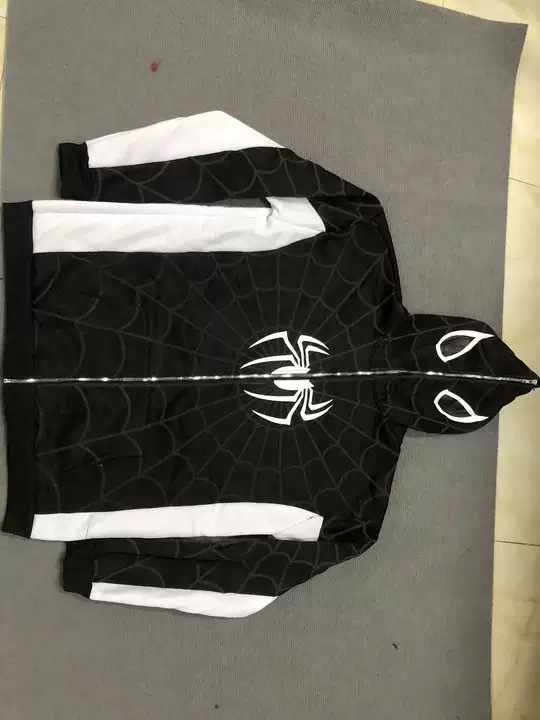 Spiderman New Eye Mask Couple Hoodies Best Material- Y2K Streetwear Zip-Up Sweatshirt for Men and Women