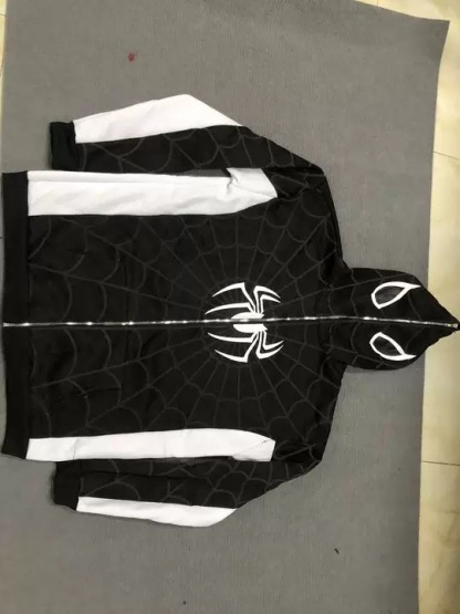 Spiderman New Eye Mask Couple Hoodies Best Material- Y2K Streetwear Zip-Up Sweatshirt for Men and Women