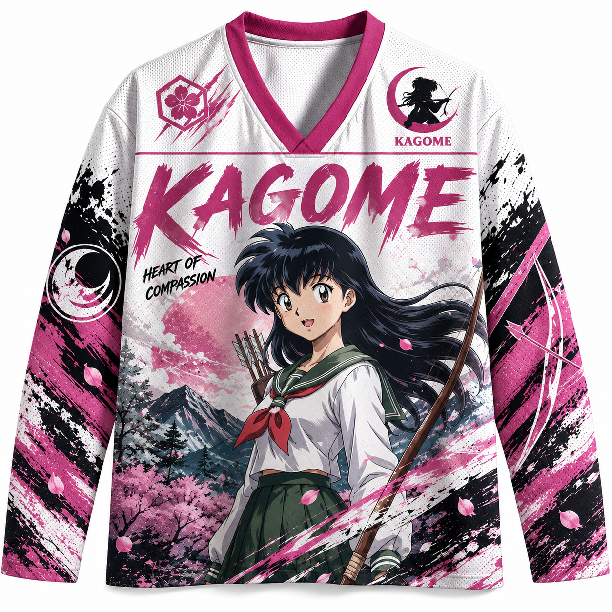 Inuyasha  Unisex Anime Football  Long-sleeveless Jersey