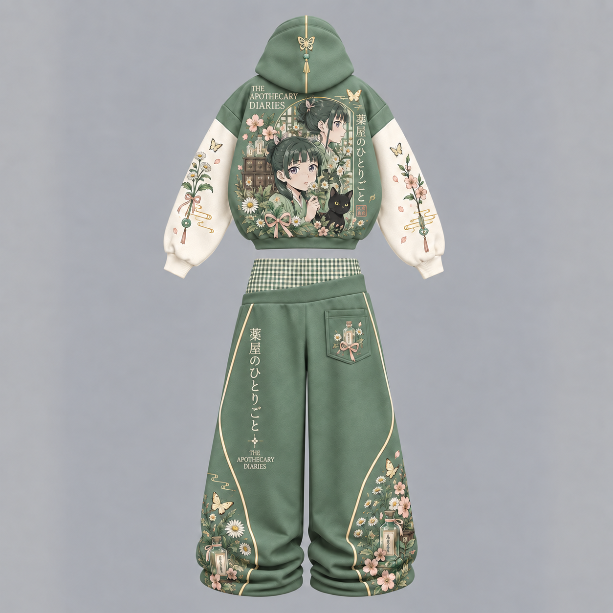 The Apothecary Diaries Maoma Hoodie & Wide-Leg Pants Set