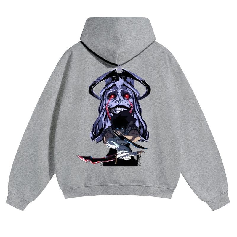  Unisex Vintage Washed cotton Hoodies | Solo Leveling 