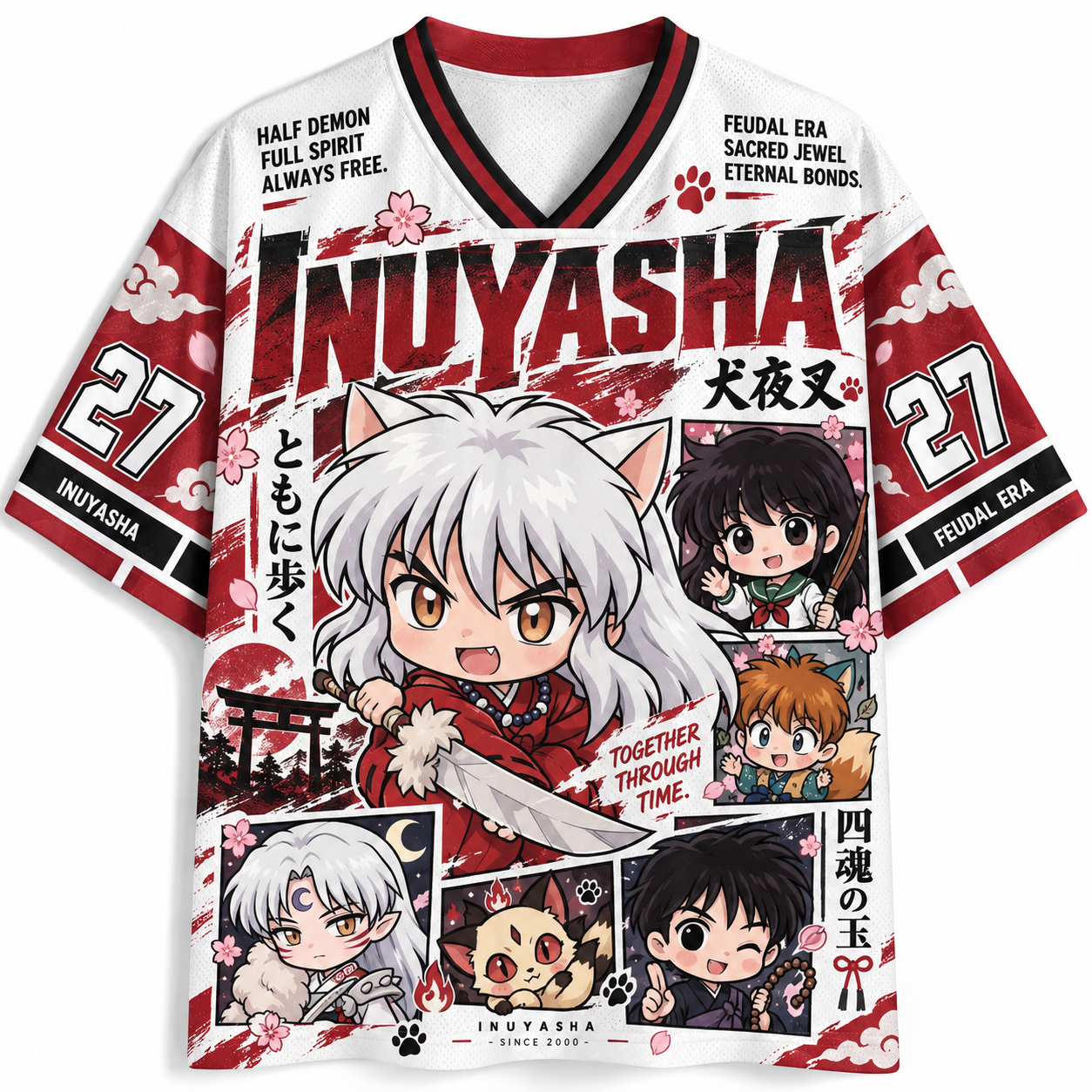 Inuyasha Anime Football Jersey