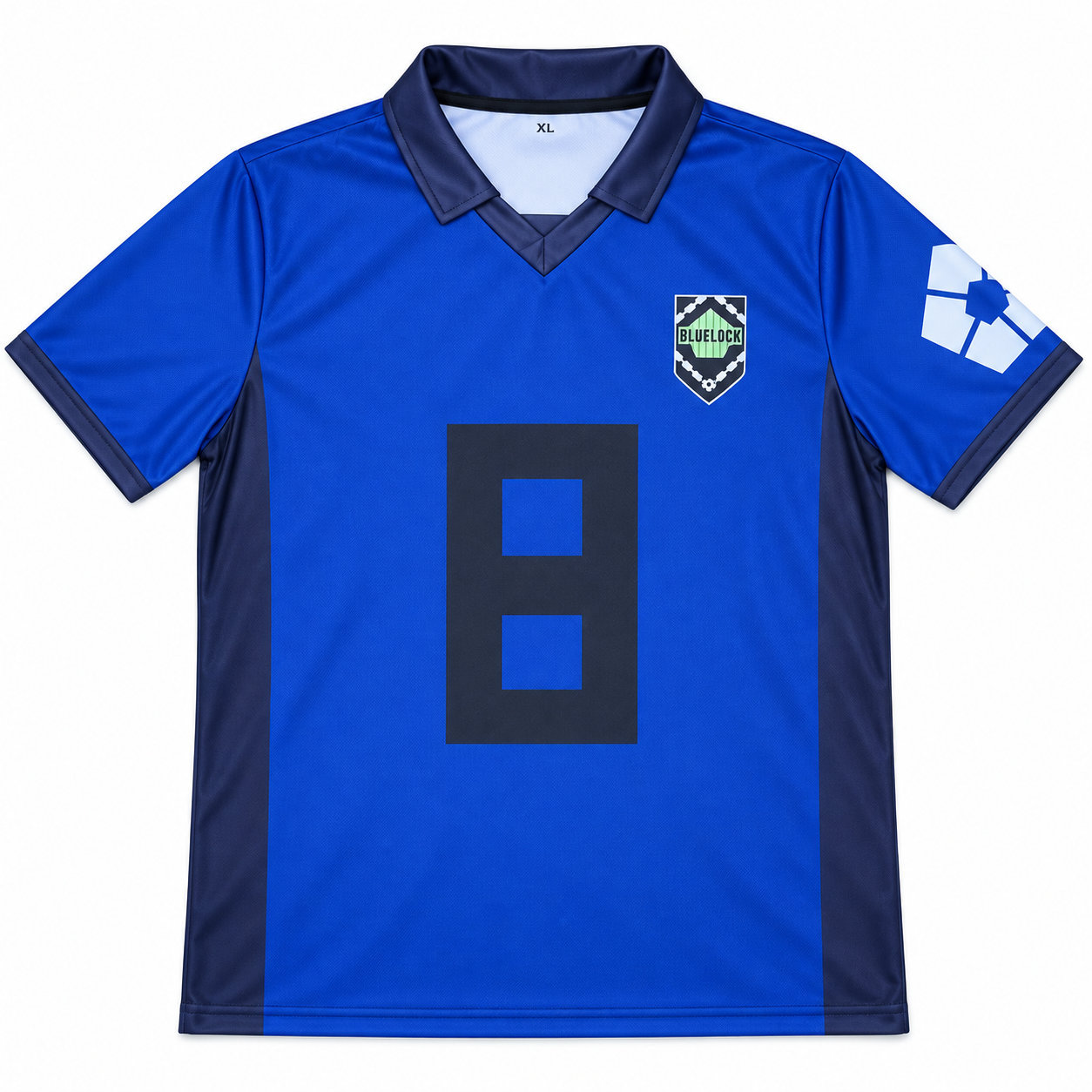 Blue Lock Bachira Anime Collar Football Jersey