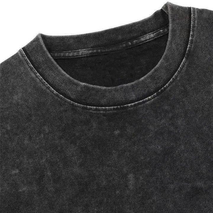 Reze vs Daisy Flower T-Shirt - Bomb Devil Chainsaw Man Anime Romance Graphic Tee, Oversized Acid Washed Cotton Shirt, Bomb Girl & Denji Love Story Design