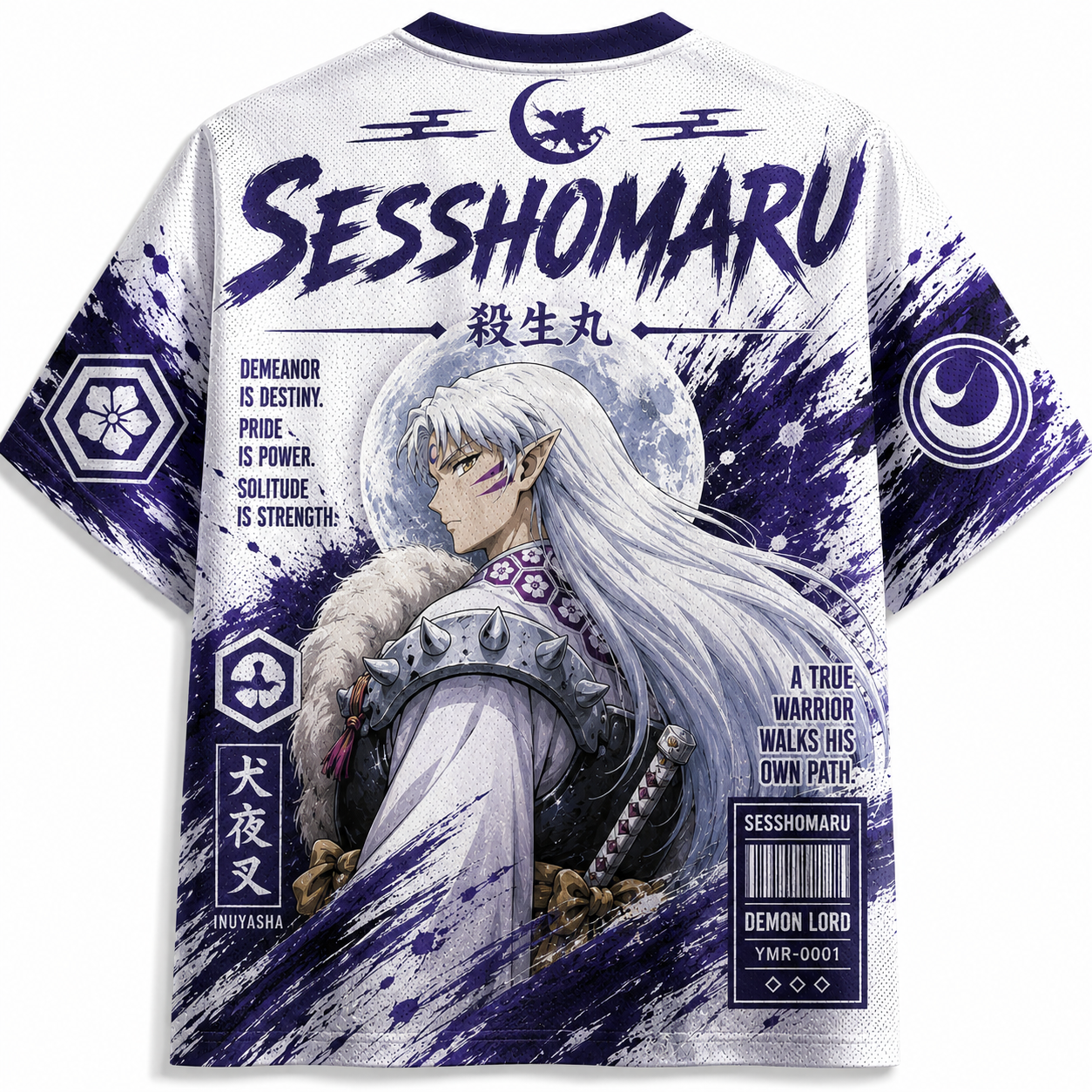 Inuyasha Sesshomaru Anime Football Jersey