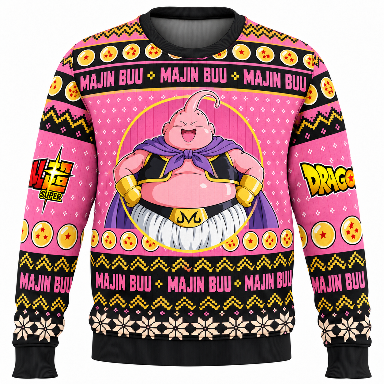 Majin Buu Dragon Ball Z Ugly Christmas Sweater