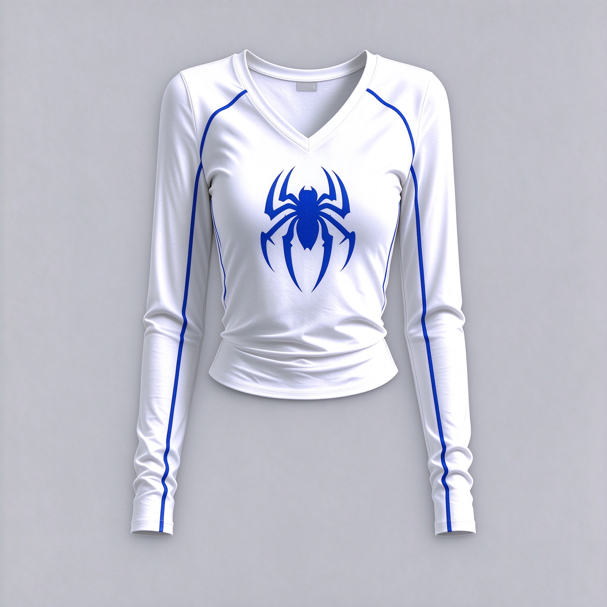 Spider-Gwen V-neck Long-sleeve Double-layer Stretch Pants Set