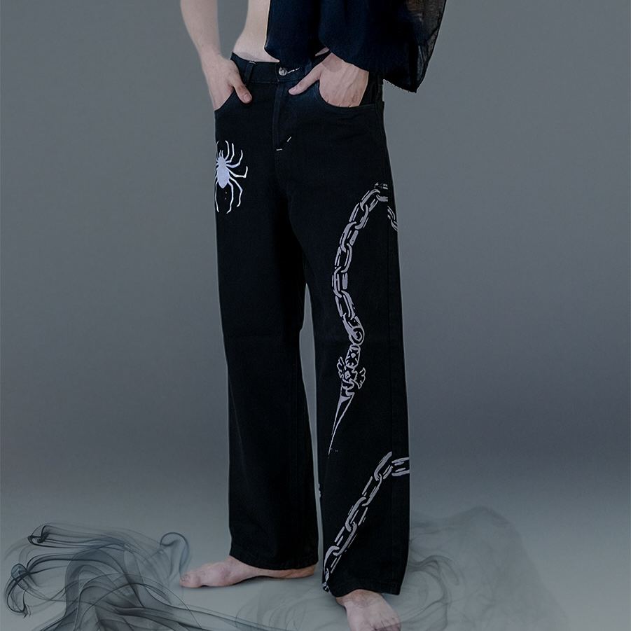 Chains Spider Jeans