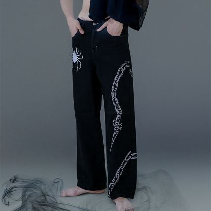 Chains Spider Jeans