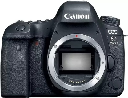 EOS 6D Mark II Digital SLR Camera Body, Wi-Fi Enabled