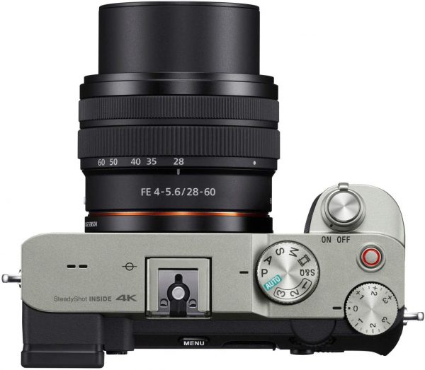 Alpha 7C Full-Frame Compact Mirrorless Camera Kit - Silver (ILCE7CL/S)