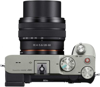 Alpha 7C Full-Frame Compact Mirrorless Camera Kit - Silver (ILCE7CL/S)