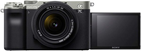Alpha 7C Full-Frame Compact Mirrorless Camera Kit - Silver (ILCE7CL/S)