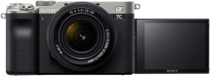 Alpha 7C Full-Frame Compact Mirrorless Camera Kit - Silver (ILCE7CL/S)