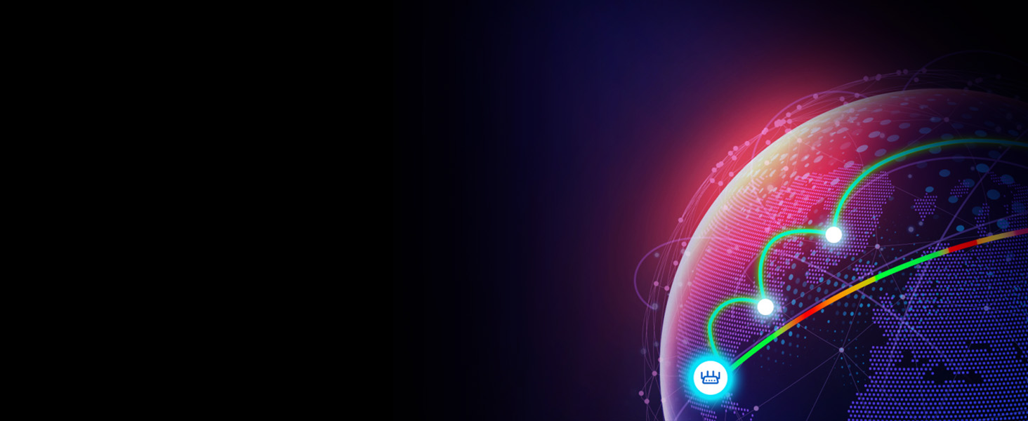 Dark purple-tinted promotional images showing what appears to be a technological device with glowing or illuminated elements against a dramatic background.