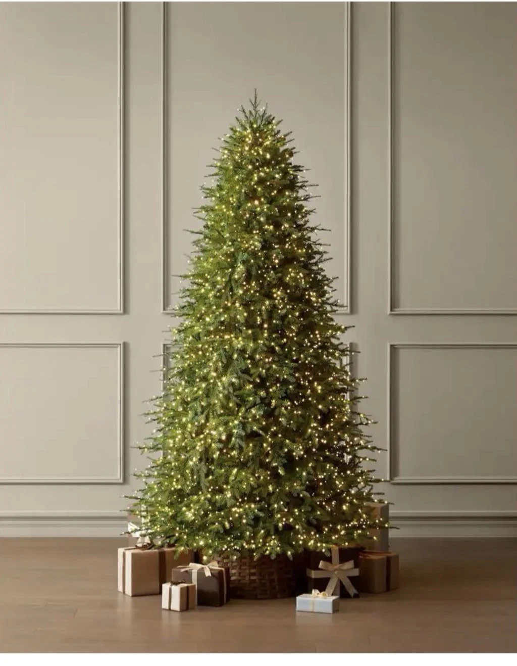 Christmas Tree 9ft Grand Duchess Twinkling Balsam Fir With Led Lights (NEW)