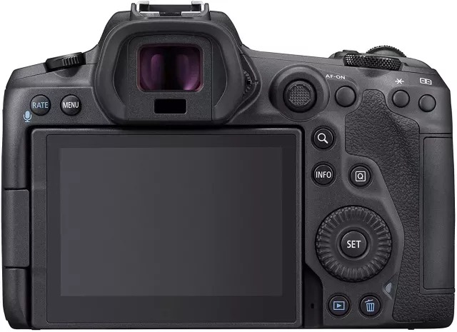 EOS R5 Full-Frame Mirrorless Camera with 8K Video, 45 Megapixel Full-Frame CMOS Sensor, DIGIC X Image Processor, Dual Memory Card Slots, and Up to 12 fps Mechnical Shutter, Body Only