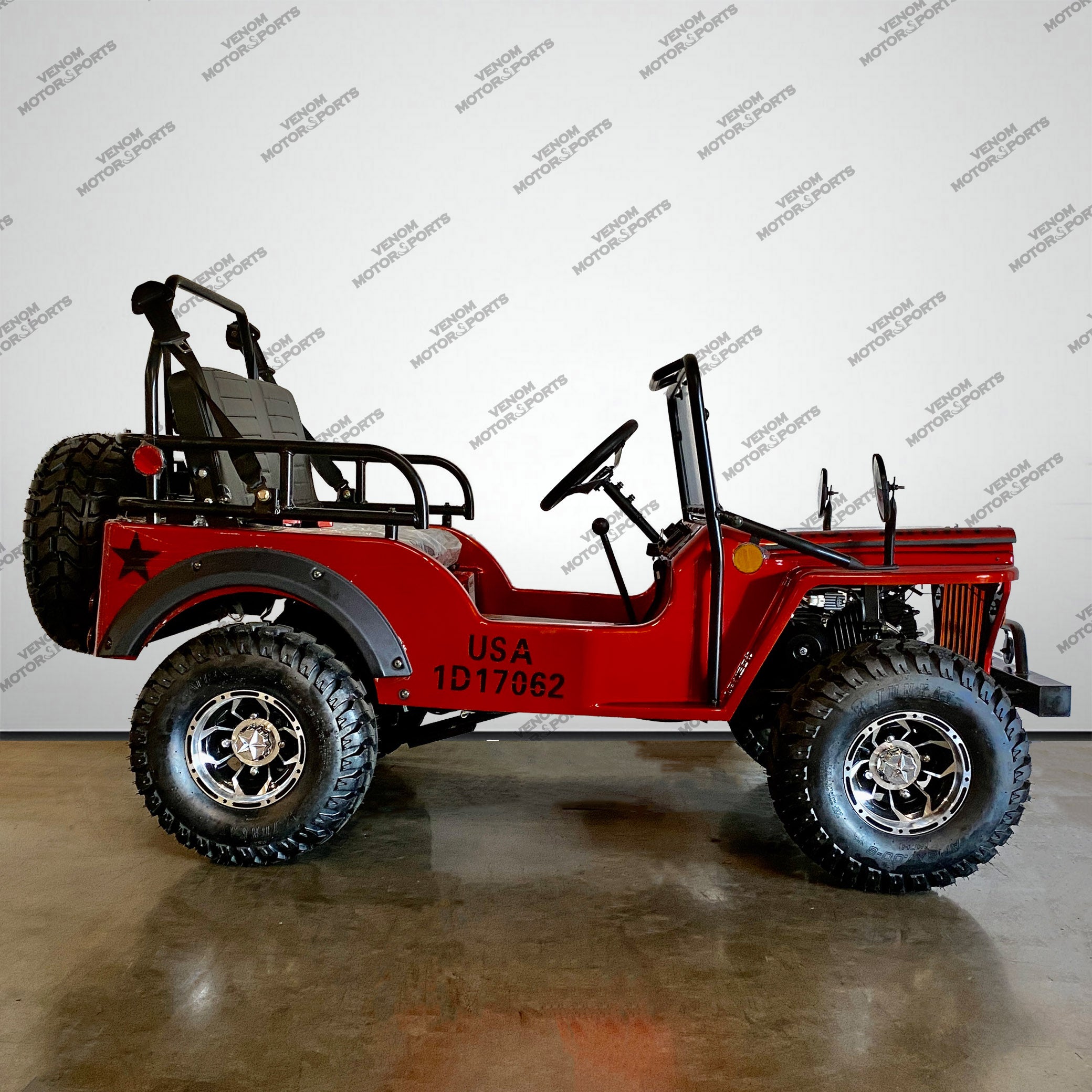 Mini Jeep | 125cc | 2 Seater | Willys Edition | 3 Speed