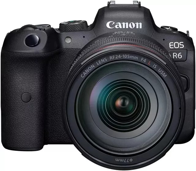 EOS R6 Full-Frame Mirrorless Camera + RF24-105mm F4 L is USM Lens Kit