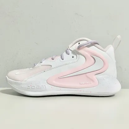 Zoom HyperSet SE IC “White Pink” Men’s Size 4.5 Volleyball Shoes No Lid