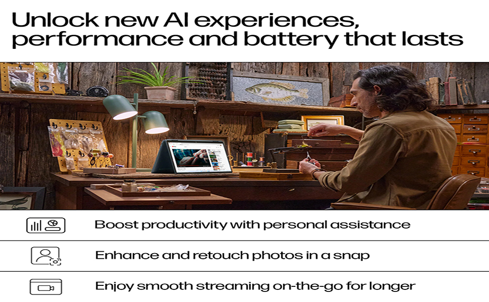 HP Spectre x360 AI Powered 2-in-1 Laptop