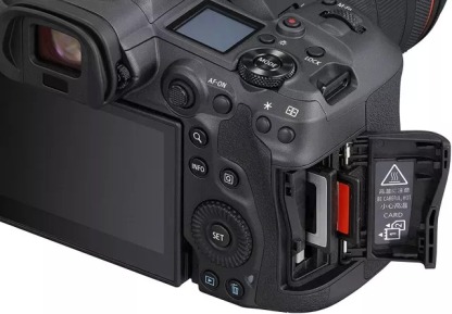 EOS R5 Full-Frame Mirrorless Camera with 8K Video, 45 Megapixel Full-Frame CMOS Sensor, DIGIC X Image Processor, Dual Memory Card Slots, and Up to 12 fps Mechnical Shutter, Body Only
