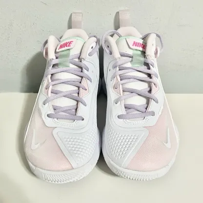 Zoom HyperSet SE IC “White Pink” Men’s Size 4.5 Volleyball Shoes No Lid