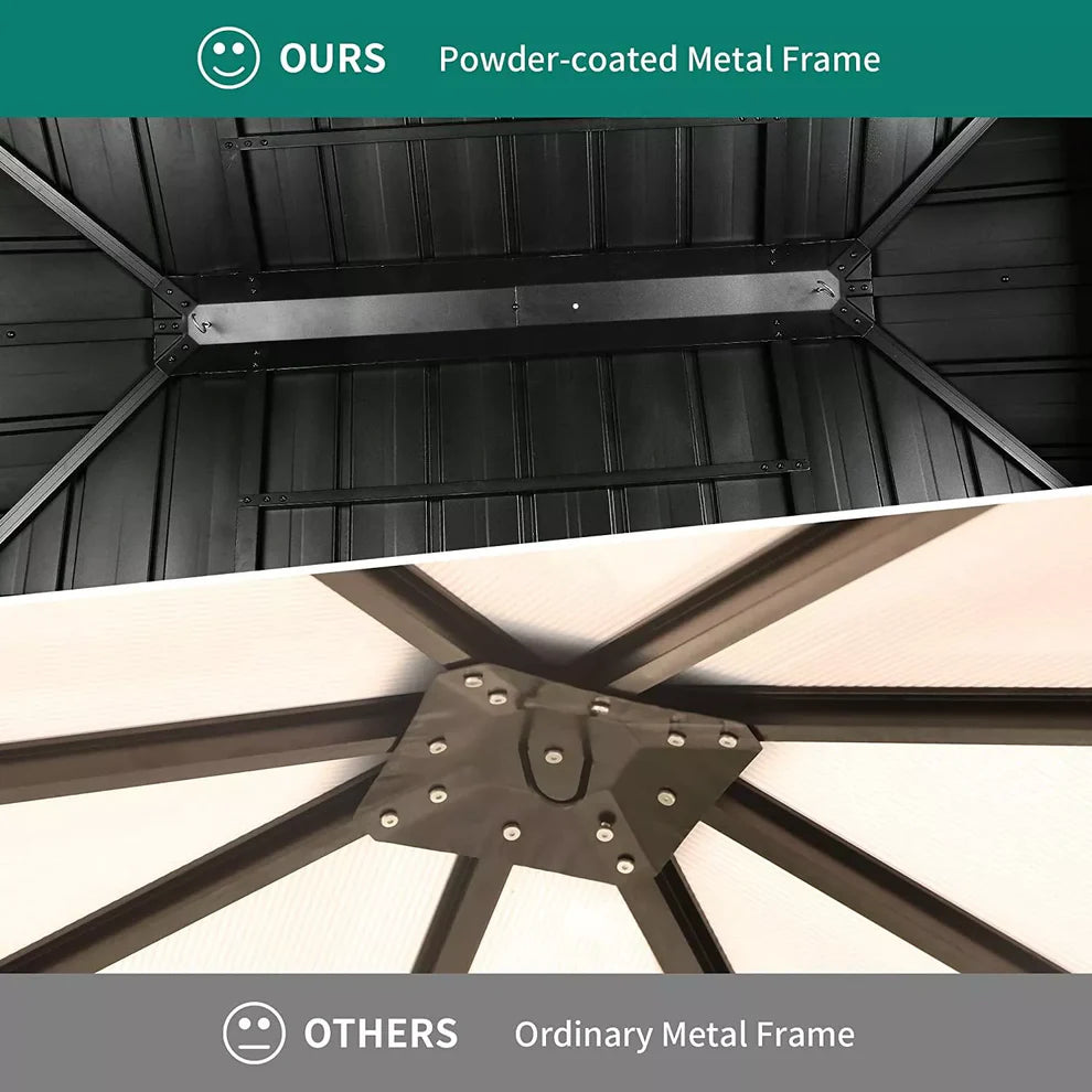 Lumen Outdoor Patio Hard Top Gazebo