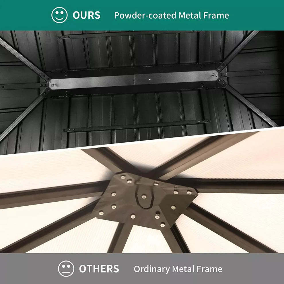 Lumen Outdoor Patio Hard Top Gazebo