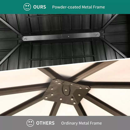 Lumen Outdoor Patio Hard Top Gazebo