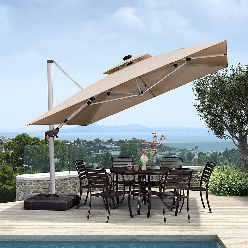 🎉Last Day Clearance☔Solar-powered LED parasol