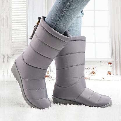Winter Ladies Waterproof Warm Non-slip Down Snow Boots