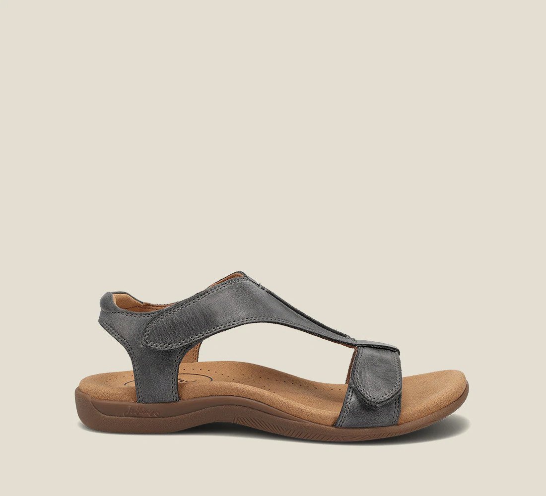 “The Show" Leather Adjustable Sandals