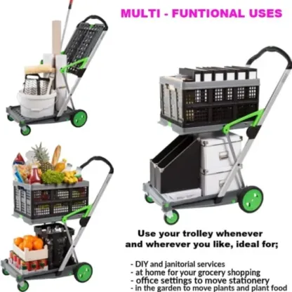 🔥Clearance Price SGD 4.99🔥 Multipurpose Folding Cart 😍