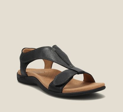 “The Show" Leather Adjustable Sandals