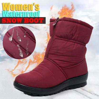 Women's snow ankle boots - winter warm