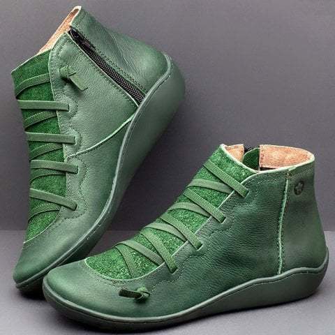 Comfy Handmade Leather Arch Support Snow Boots