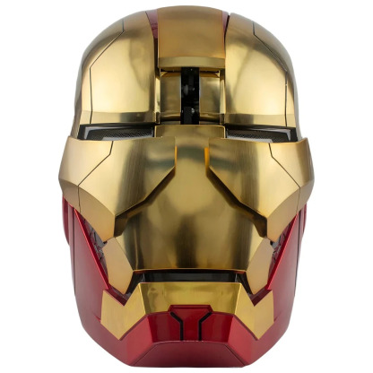 [NEW] Iron Man MK5 Helmet – Gold Edition | Voice Control + Remote + Touch Activated Electronic Mask, 1:1 Wearable Collectible