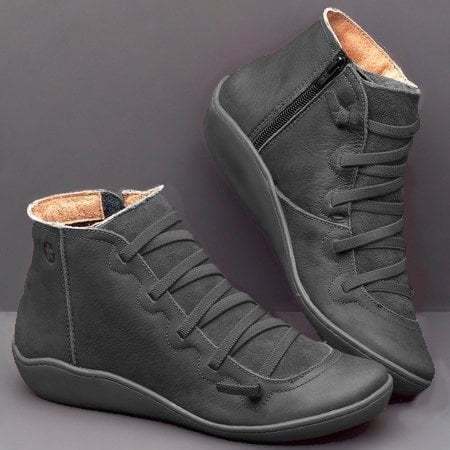 Comfy Handmade Leather Arch Support Snow Boots