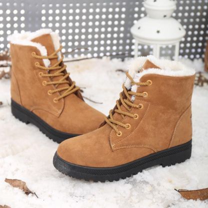 Winter Snow Boots for Women Warm Fur Lined Ankle Boots