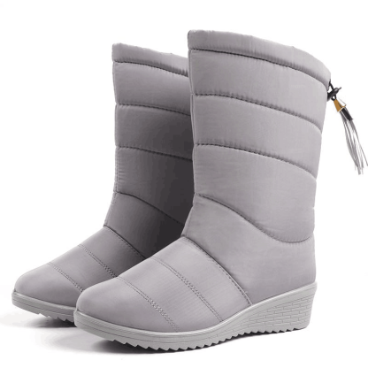 Winter Ladies Waterproof Warm Non-slip Down Snow Boots