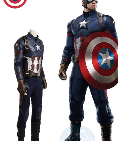 Captain America Costume Cosplay Suit