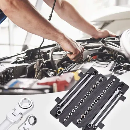 15PCS Adjustable Ratchet Wrench Kit🎅Great Christmas Gift🎁