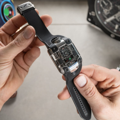 🔥Last day clearance💝Tourbillon Titanium Watch - Innovative Roller Display|Circular Power Reserve|Inclined Tourbillon Automatic Winding