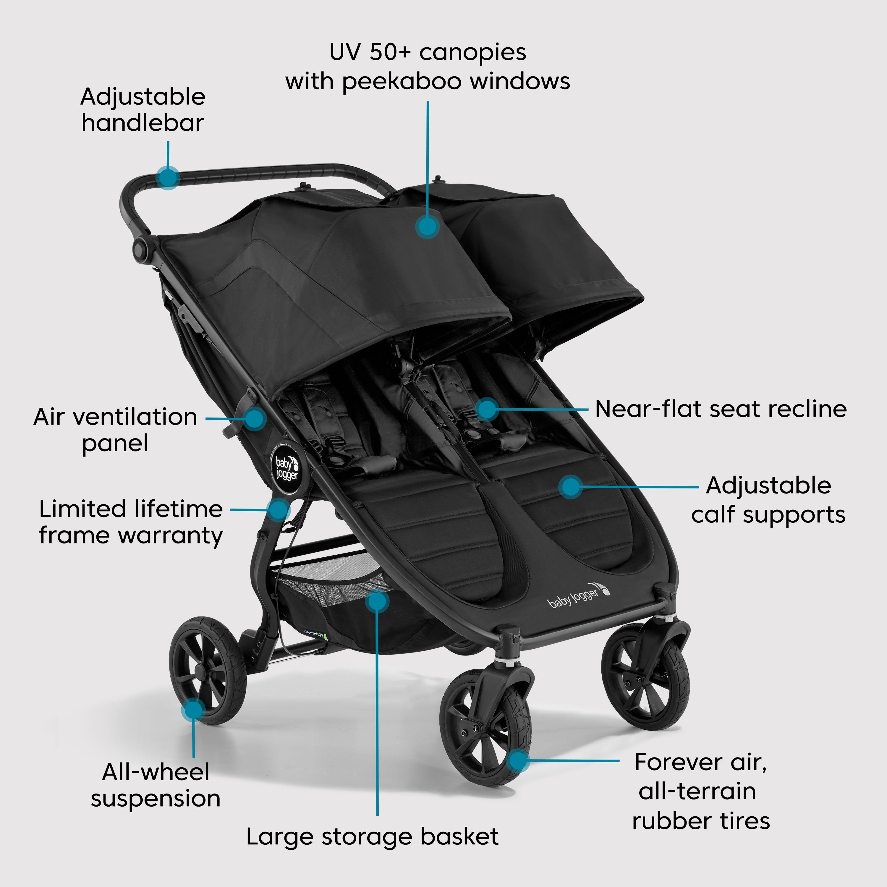  GT2 double stroller