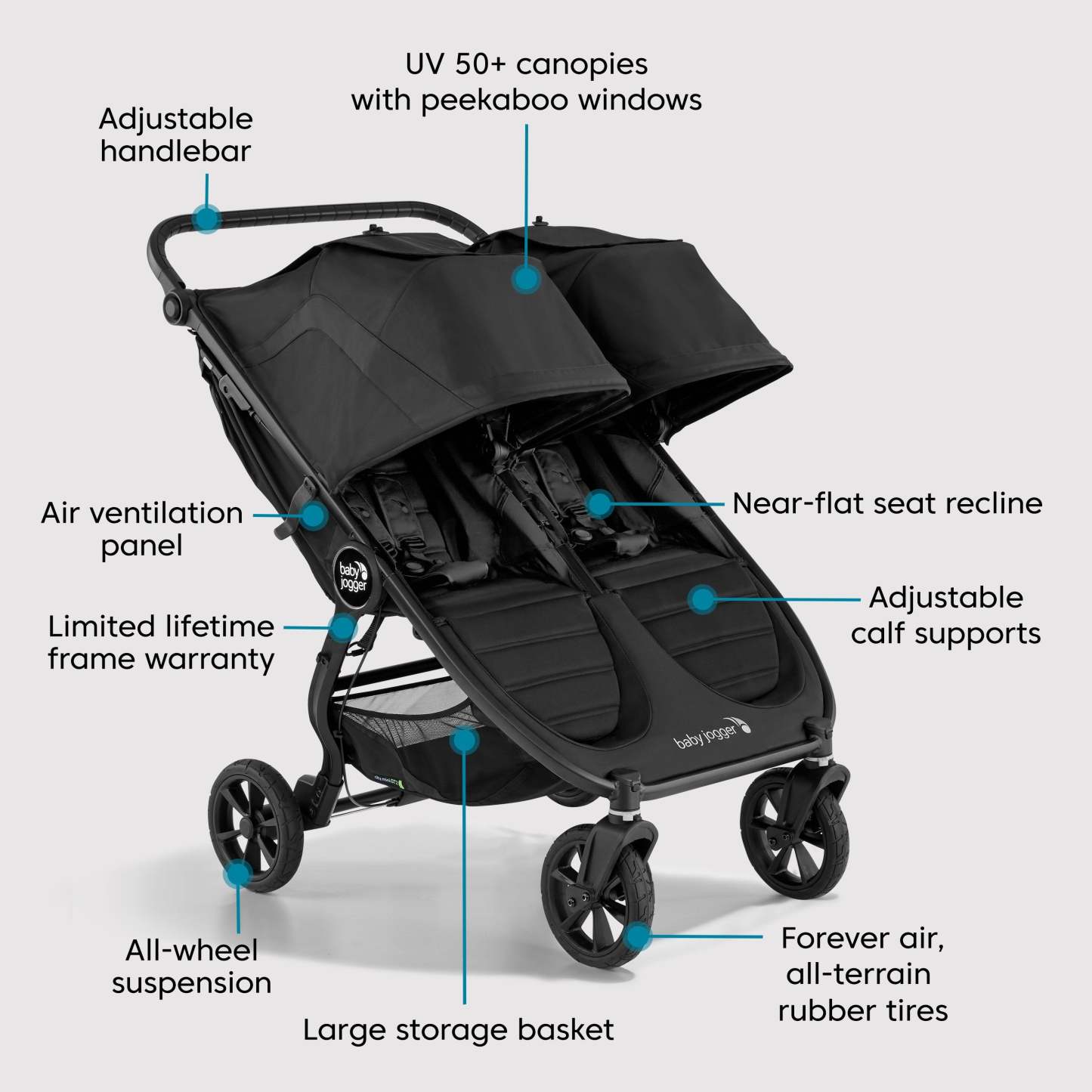  GT2 double stroller