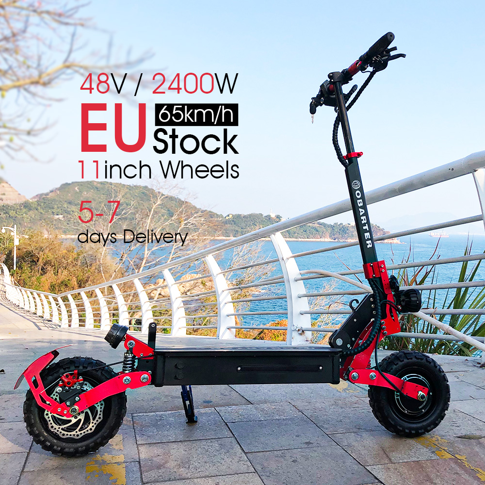 Obarter X3 Electric Scooter with 2400W Motor 11inch tire EU US Stock Adults E Scooter
