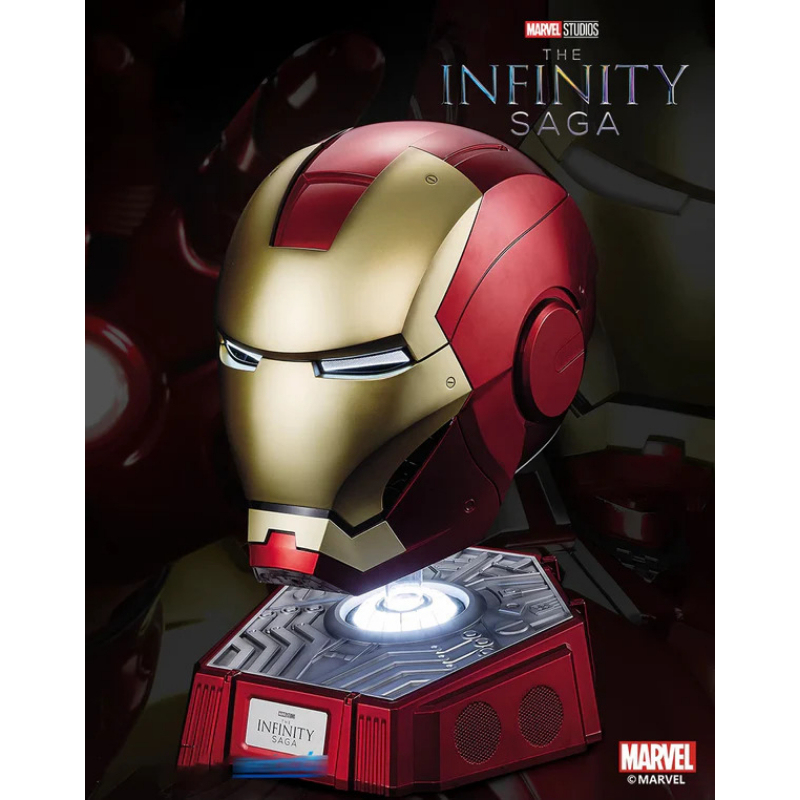 【Premium Edition】 Iron Man Helmet MK7 English voice control